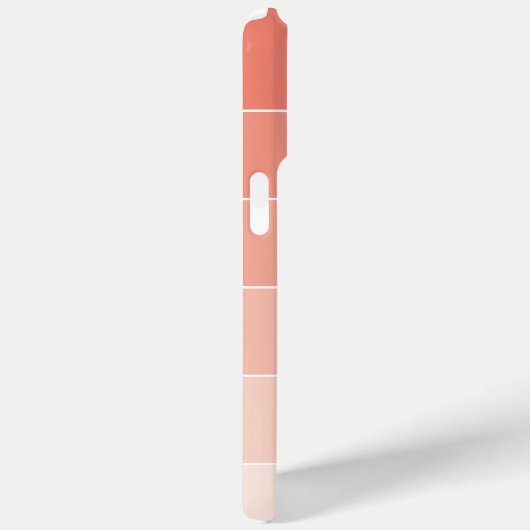 Orange Ombré Streifen Case-Mate iPhone Hülle (Rückseite / Rechts)