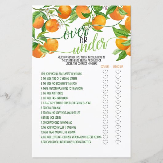 Orange - Orange (Vorderseite)