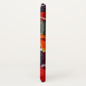 Orange Orientalische Populationen, gestrichen Case-Mate iPhone Hülle (Hinten/Rechts)