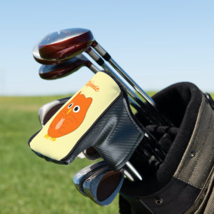 Orange Owl Design Golf Headcover