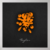 Orange Paintball Poster (Vorne)