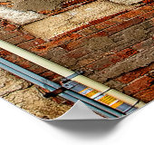 ORANGE PAINTED BUILDING FACADE POSTER (Ecke)