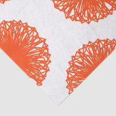 Orange Palette Sphere Graphics Abstrakt Art Seidenpapier (Detail)