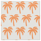 Orange Palme-Gewebe Stoff (Nahaufnahme)