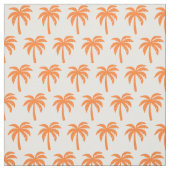 Orange Palme-Gewebe Stoff (Muster)