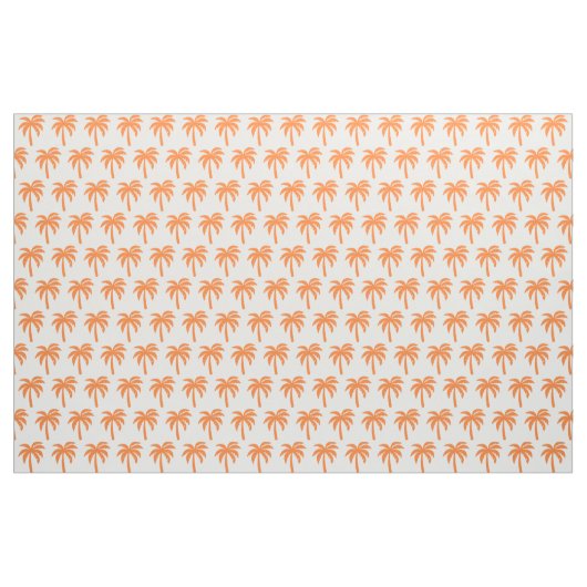 Orange Palme-Gewebe Stoff (Fat Quarter (45,7 x 55,9 cm))