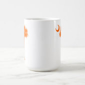 Orange Palmetto Kaffeetasse (Mittel)