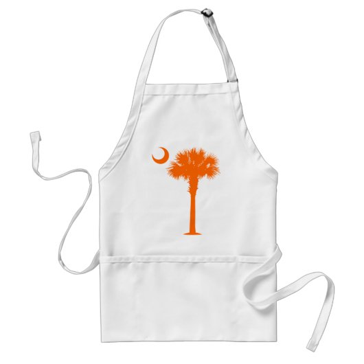 Orange Palmetto Schürze (Vorne)