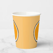 Orange Paper Cup Pappbecher (Links)