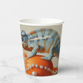 Orange - Papiergruppen Größe 236 ml Papiercup Pappbecher