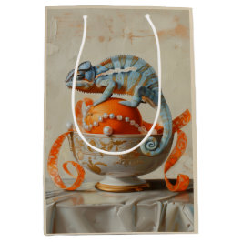 Orange - Papiertasche Mittlere Geschenktüte