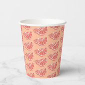 Orange Pappbecher (Rückseite)