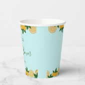 Orange Party Frucht Fresh Baby Pappbecher (Links)