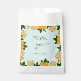 Orange Party Frucht Frische Babydusche Geschenk Geschenktütchen