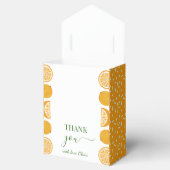 Orange Party Frucht Frische Babydusche Geschenkschachtel (Geöffnet)