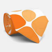 Orange Party Krawatte (Gerollt)