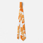 Orange Party Krawatte (Rückseite)