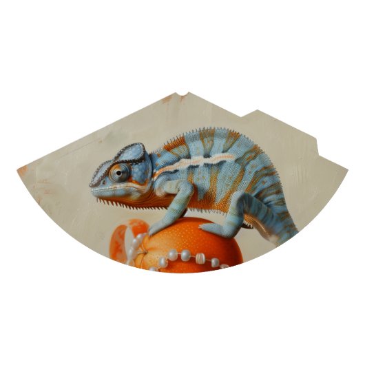 Orange - Partyhut (Vorderseite)