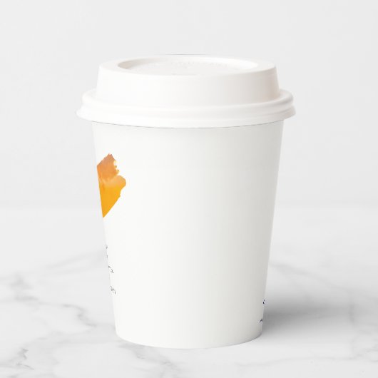 Orange Passion Pappbecher (Links)