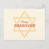Orange Passover Postkarte (Vorderseite)