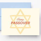 Orange Passover Postkarte