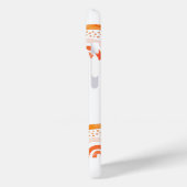 Orange Pastel Rainbow Personalisiertes Muster Case-Mate iPhone Hülle (Rückseite / Links)