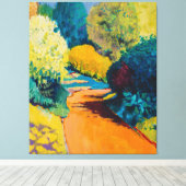 Orange Path Leinwanddruck (Insitu (Holzboden))