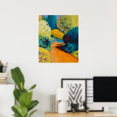 Orange Path Poster (Heimbüro)