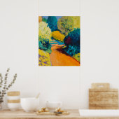 Orange Path Poster (Küche)