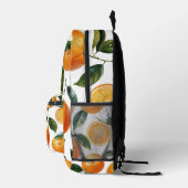 Orange Pattern Bedruckter Rucksack (Rechts)
