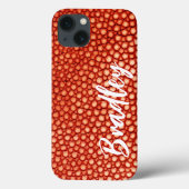 Orange Pattern Case-Mate iPhone Hülle (Rückseite)