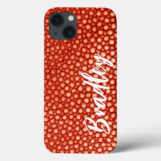 Orange Pattern Case-Mate iPhone Hülle (Rückseite)