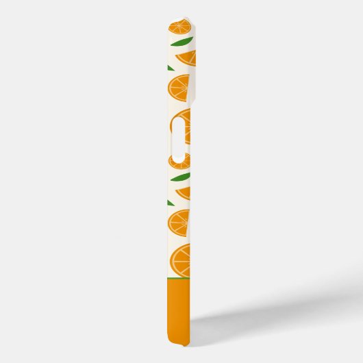 Orange Pattern Case-Mate iPhone Hülle (Rückseite / Rechts)