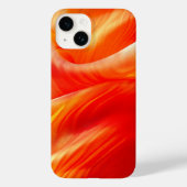 Orange Pattern Case-Mate iPhone Hülle (Rückseite)