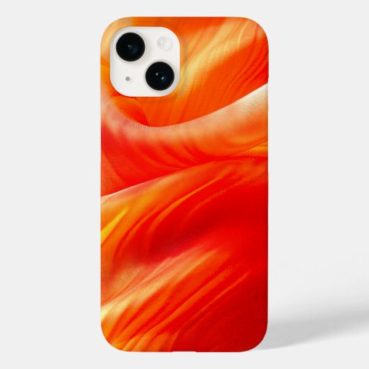 Orange Pattern Case-Mate iPhone Hülle (Rückseite)