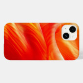 Orange Pattern Case-Mate iPhone Hülle (Rückseite (Horizontal))