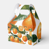 Orange Pattern Geschenkschachtel (Rückseite)