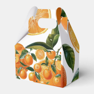 Orange Pattern Geschenkschachtel