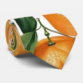 Orange Pattern Krawatte (Gerollt)