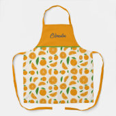 Orange Pattern Schürze (Vorderseite)