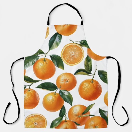 Orange Pattern Schürze (Vorderseite)