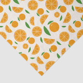 Orange Pattern Seidenpapier (Ausschnitt)