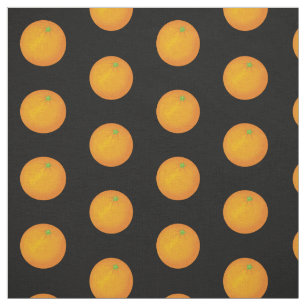 Orange Pattern Stoff