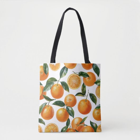 Orange Pattern Tasche (Vorderseite)