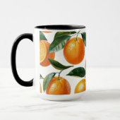Orange Pattern Tasse (Links)