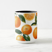 Orange Pattern Tasse (Zentrum)