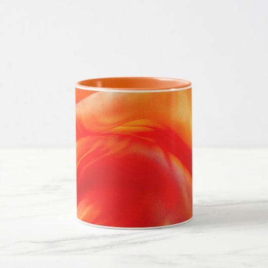Orange Pattern Tasse (Zentrum)