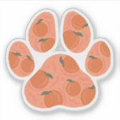 Orange Paw Aufkleber (Vorderseite)
