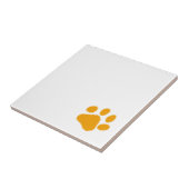 Orange Paw Fliese (Seite)