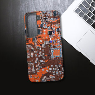 Orange PCB-Schaltungsdesign für IT-Experten Samsung Galaxy Hülle